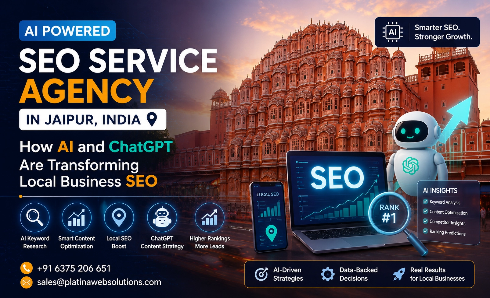 AI Powered SEO Service Agency in Jaipur, India: How AI and ChatGPT Are Transforming Local Business SEO 